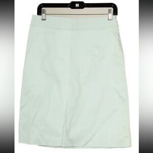 Banana Republic Skirt Women’s 4 Blue A Line Stretch Cotton
